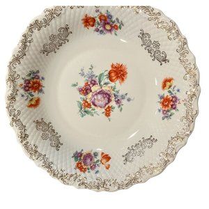 Germany US Zone 1945-1949 Schumann Bavaria Scalloped PLATE 10.5”